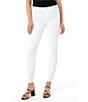 Color:Bright White - Image 1 - High Rise Skinny Leg Pull-On Pants