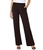 Liverpool Los Angeles Kayla Ponte Mid Rise Wide Leg Pull-On Pants - Image 1