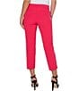 Color:Pink Punch - Image 2 - Kelsey Mid Rise Crop Coordinating Trouser Pants