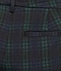 Liverpool Los Angeles Kelsey Stretch Ponte Plaid Flat Front Ankle Pants - Image 4
