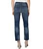 Color:Oasis - Image 2 - Kennedy Straight Leg Stretch Denim Jeans