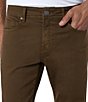 Color:Tobacco - Image 3 - Kingston Modern Straight Colored Denim Jeans