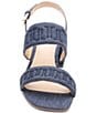 Color:Indigo - Image 4 - Lakewood Denim Slingback Sandals