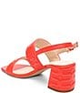 Color:Coral Blaze - Image 3 - Lakewood Leather Slingback Sandals