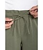Liverpool Los Angeles Lightweight Textured Pull-On Drawstring Tie Wide Leg Pants - Image 2