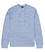 Color:Country Blue - Image 1 - Long Sleeve Henley T-Shirt