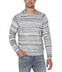Color:Grey Marble - Image 1 - Long Sleeve Raglan Sweater