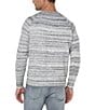 Color:Grey Marble - Image 2 - Long Sleeve Raglan Sweater