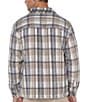 Color:Cream/Grey - Image 2 - Long Sleeve Shirt Jacket