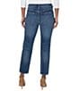 Color:Highland Drive - Image 2 - Non-Skinny High Rise Straight Leg Button Fly Jeans