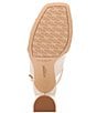 Color:Ecru - Image 6 - Paramount Leather Slingback Sandals