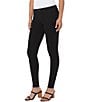 Liverpool Los Angeles Petite Size Stretch Denim Abby Mid-Rise Ankle Skinny Jeans, Color:Black Rinse - Image 3