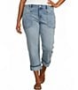Liverpool Los Angeles Plus Size Marley Girlfriend Cuffed Denim Jeans - Image 1