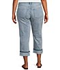 Liverpool Los Angeles Plus Size Marley Girlfriend Cuffed Denim Jeans - Image 2