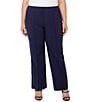 Liverpool Los Angeles Plus Size Pull On Wide Leg Trouser Pants - Image 1