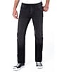 Color:Bleeker - Image 1 - Regent Relaxed Straight 360 Stretch Denim Jeans