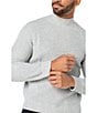 Color:Grey Multi - Image 2 - Shaker Stitch Mock Neck Sweater
