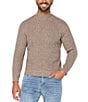 Color:Chestnut Multi - Image 1 - Shaker Stitch Mock Neck Sweater
