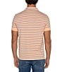 Color:Nectar - Image 2 - Short Sleeve Striped Polo Shirt