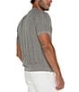 Color:Teal Taupe - Image 2 - Short Sleeve Sweater Knit Polo Shirt