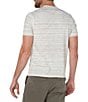 Color:Cream Multi - Image 2 - Spacedye Short Sleeve Henley T-Shirt