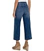 Color:Newcastle - Image 2 - Stride Denim High Rise Wide Leg Cropped Jeans