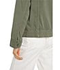 Liverpool Los Angeles Twill Point Collar Cargo Jacket, Color:Martini Olive - Image 4