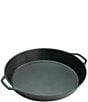 Lodge Cast Iron 17 #double; Seasoned Cast Iron Dual Handle Pan - Image 1
