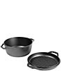 Lodge Cast Iron Chef Collection Double Dutch Oven, 6 Qt. - Image 3