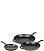 Lodge Cast Iron Chef Collection Skillet, Set of 3 - Image 1