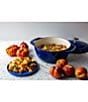 Color:Blue - Image 4 - USA Enamel Round Dutch Oven- 3 Quart