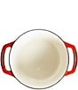 Lodge Cast Iron USA Enameled Round Dutch Oven, 6 Qt., Color:Red - Image 3