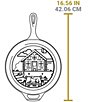 Lodge Wanderlust Cast Iron Cabin Combo Cooker, 3.2-Quart - Image 3