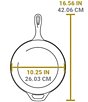Lodge Wanderlust Cast Iron Cabin Combo Cooker, 3.2-Quart - Image 6