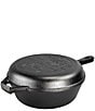 Lodge Wanderlust Cast Iron Cabin Combo Cooker, 3.2 Qt. - Image 2