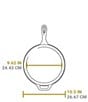 Lodge Wanderlust Cast Iron Cabin Combo Cooker, 3.2 Qt. - Image 4