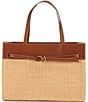 Loeffler Randall Aidan Natural Straw Work Tote - Image 1