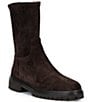 Loeffler Randall Danny Suede Leather Stretch Chelsea Boots - Image 1