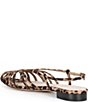Loeffler Randall Devon Leopard Print Caged Toe Flats - Image 3