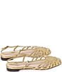 Loeffler Randall Devon Metallic Leather Caged Toe Flats - Image 4