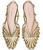 Loeffler Randall Devon Metallic Leather Caged Toe Flats - Image 5