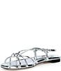 Loeffler Randall Karly Metallic Flat Strappy Sandals - Image 4