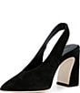 Loeffler Randall Katerina Suede Block Heel Slingback Pumps - Image 4