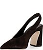 Loeffler Randall Katerina Suede Block Heel Slingback Pumps - Image 4