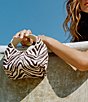 Loeffler Randall Kenzie Zebra Mini Top Handle Bag - Image 5