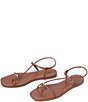 Loeffler Randall Lara Leather Hardware Ankle Strap Flat Sandals - Image 4