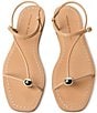 Loeffler Randall Lara Leather Hardware Ankle Strap Flat Sandals - Image 5