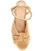 Loeffler Randall Liza Raffia Ankle Strap High Heel Platform Sandals - Image 6