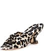Loeffler Randall Marsy Silk Leopard Slip On Wedge Sandals - Image 4
