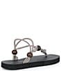 Loeffler Randall Mika T Strap Fabric Sandals - Image 2